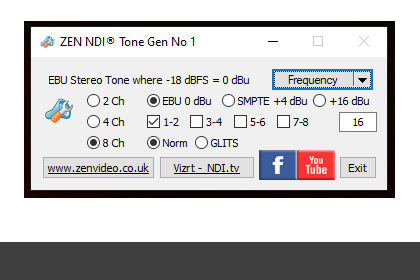 ZEN NDI Audio Tone Test Signal Generator